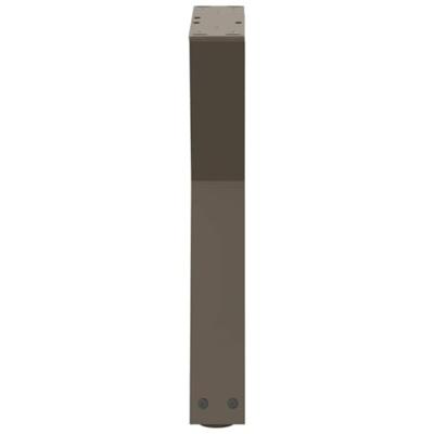 Salontafelpoten 2 st 38x(42-43,3) cm staal naturel