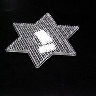 Hama Strijkkralen Grondplaat Ster Groot Transparant - thumbnail