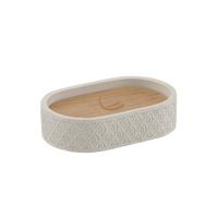 Zeephouder Sapho Afrodite Vrijstaand 12.8x8.4x3 cm Beton Beige - thumbnail