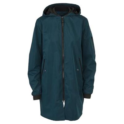 AGU Long Bomber Regenjas Urban Outdoor Dames - Groen - L - Waterdicht AGU Long Bomber Regenjas Urban Outdoor Dames - Groen - L - Waterdicht