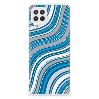 Samsung Galaxy A22 4G | M22 | TPU bumper | Waves Blue