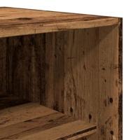 Kledingkast 80x50x200 cm bewerkt hout oud hout - thumbnail
