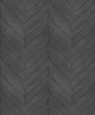 Galerie Natural FX 2 Behang met houten visgraat planken - G67996