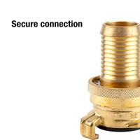 GARDENA 07121-20 Messing Zuig- en hoge druk klauwkoppeling Klauwkoppeling, 25 mm (1) Ø - thumbnail