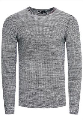 RustyNeal - Heren Trui - Grijs - SALE - Ronde Hals RustyNeal - Heren Trui - Grijs - SALE - Ronde Hals