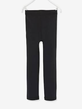 Fleece-legging voor meisjes zwart