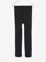 Fleece-legging voor meisjes zwart - thumbnail