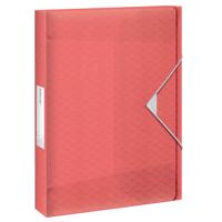 Esselte Colour'Breeze elastobox, ft A4, 2,5 cm, koraal - thumbnail