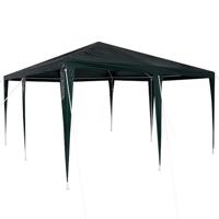 Partytent Groen en Wit 400 x 400 x 266 cm Polyester en staal - thumbnail