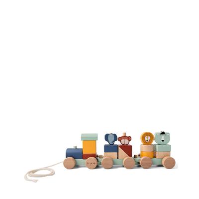 Trixie houten dierentrein, 19dlg.