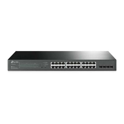 TP-Link Omada TL-SG2428P Managed L2/L2+ Gigabit Ethernet (10/100/1000) Power over Ethernet (PoE) 1U Zwart TP-Link Omada TL-SG2428P Managed L2/L2+ Gigabit Ethernet (10/100/1000) Power over Ethernet (PoE) 1U Zwart