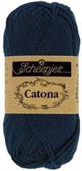 Scheepjes Catona 50g - 124 Ultramarine - Haakgaren / Breigaren