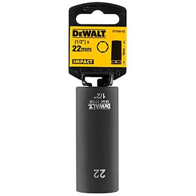 DeWALT DT7556 Krachtdop 1/2" lang | 22mm