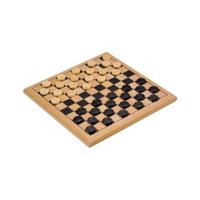 Engelhart Longfield games houten damspel - thumbnail