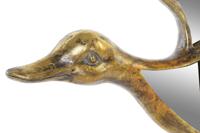 Wanddecoratie DKD Home Decor 38 x 3 x 37 cm Gouden Eend - thumbnail