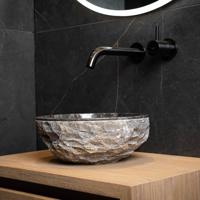 Waskom Loutro Petros Rond 30x30x14 cm Black Loutro - thumbnail