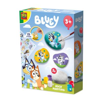 Stenen schilderen - Bluey SES Creative meerkleurig