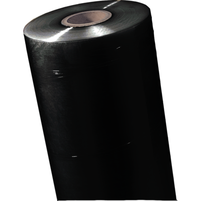 Folie | handrol stretchfilm | LLDPE | 50cm | 300m | 20my | zwart | 6 rol