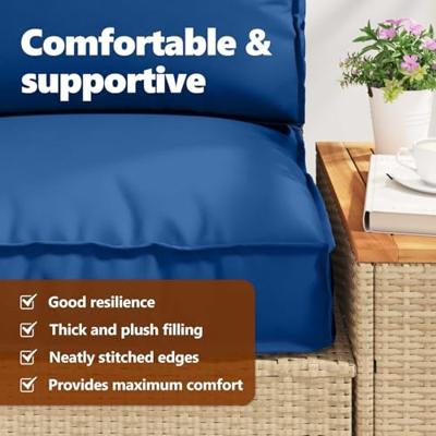 VidaXL Pallet kussen set 2 pcs koninklijk blauw oxford stof