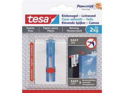 tesa 77779 Zelfklevende spijker voor canvasdoek Wit Inhoud: 2 stuk(s) tesa 77779 Zelfklevende spijker voor canvasdoek Wit Inhoud: 2 stuk(s)