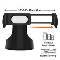 Kenu Airbase Pro iPhone suction car mount - Black - thumbnail