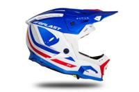 UFO PLAST crosshelm "echus" helmet echus xs blue/white/red - thumbnail