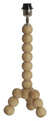 Light & Living Tafellamp 'Veglio' Mangohout, 40cm, kleur Naturel (excl. kap)