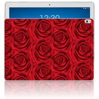 Lenovo Tab P10 | Siliconen hoesje | Red Roses - thumbnail
