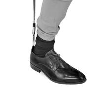 Schoenveters elastisch zwart 60cm - thumbnail