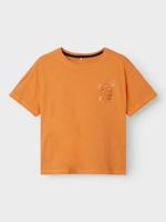 Name it zomer shirt jongens - oranje - boxy fit - Nkmpjayo - thumbnail
