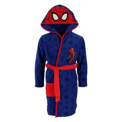 Spiderman Badjas Maat 98-104 Blauw/Rood