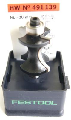 Festool Accessoires HW S8 D30/28 Halfrondprofielfrees | 491139