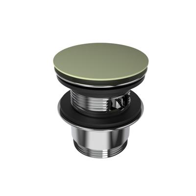 Pop-up Waste Bad Arcqua 1 1/2 Met Overloop Mat Pastel Groen Arcqua