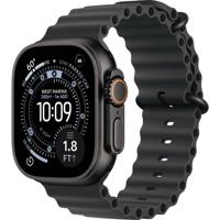 Apple Watch Ultra 3 GPS + Cellular - 49 mm - Zwarte titanium kast - Zwarte OceanBand-band - thumbnail