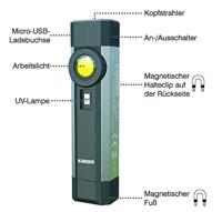 Kunzer PL-031 Werklamp LED werkt op een accu - thumbnail