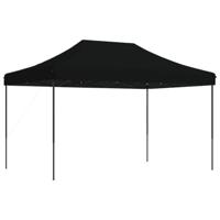 VidaXL Partytent inklapbaar pop-up 440x292x315 cm zwart - thumbnail