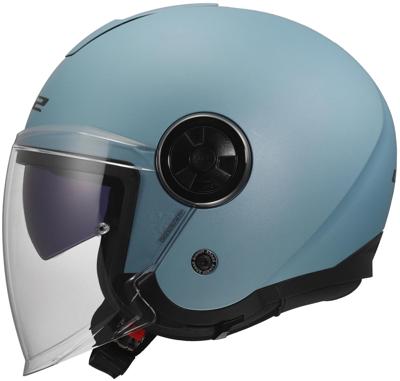 LS2 "of620 classy solid" jethelm helmet of620 classy solid light blue matt xl