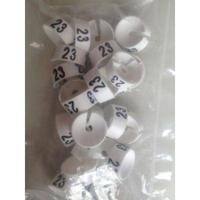 MB wit/zwart 23 voor op kledinghanger - thumbnail