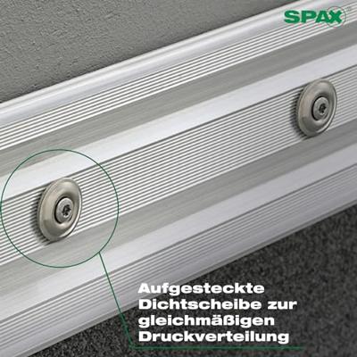 SPAX 4587000450357 Spengler-schroef 4.5 mm 35 mm T-STAR plus RVS A2 60 stuk(s)