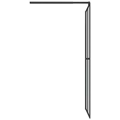 Inloopdouchescherm 80x195 cm donker gehard glas - thumbnail