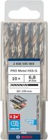 Bosch Accessoires Metaalboren HSS-G, Standard 6,8 x 69 x 109 mm 10st - 2608595069 - thumbnail