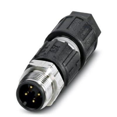 Phoenix Contact 1440753 Sensor/actuator connector, niet geassembleerd M12 Aantal polen (sensoren): 4 Stekker, recht 1 stuk(s)