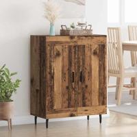 Dressoir Oud Hout 69,5 x 34 x 90 cm Gemonteerd hout en ijzer - thumbnail