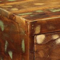 Tv-meubel wandmontage 80x30x19 cm massief gerecycled hout - thumbnail