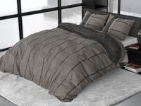Sleeptime Flanel Kees Taupe 240 x 200/220 cm - thumbnail
