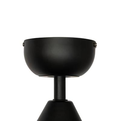 QAZQA Plafondventilator zwart incl. LED met afstandsbediening - Yuki