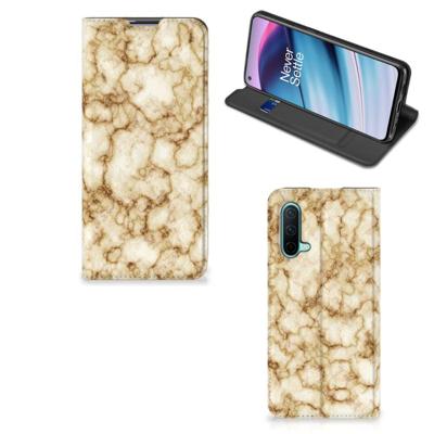 OnePlus Nord CE 5G | Standcase | Marmer Goud