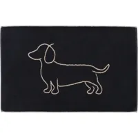 Cawö Cawö We love Dogs 6248 Badmat 50x80 zwart/beige - thumbnail