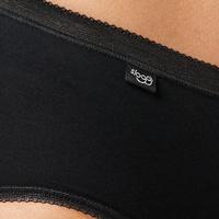 4-pack Basic Midi - dames heup slips (3+1 Gratis) - Heup slips vrouwen - katoenen onderbroeken dames - thumbnail