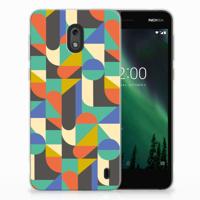 Nokia 2 TPU bumper Funky Retro - thumbnail